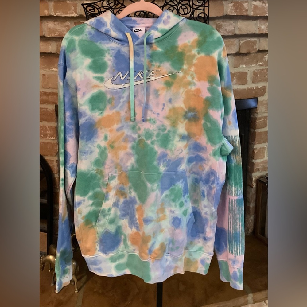 Nike Pastel Multicolor Tie-Dye Hoodie